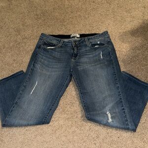PAIGE Distressed Donovan Style Denim Jeans